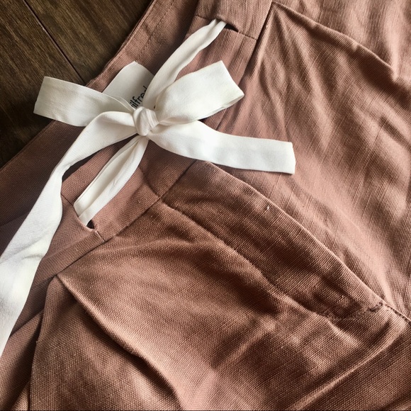 Aritzia Allant linen pants Wilfred pants in Nutmeg - Picture 13 of 16